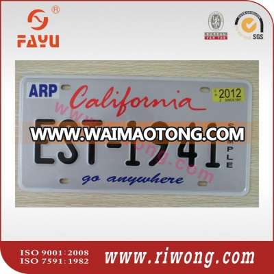 California Fancy Number Plates