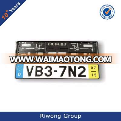 Plastic Euro License Plate Frames